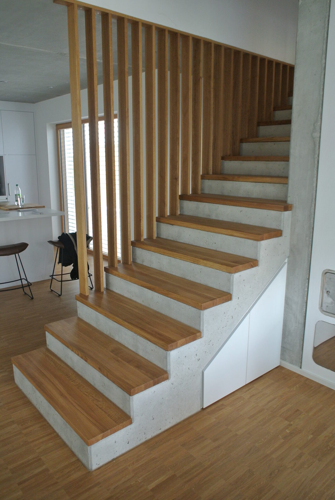 Massivholztreppe vom Schreiner
